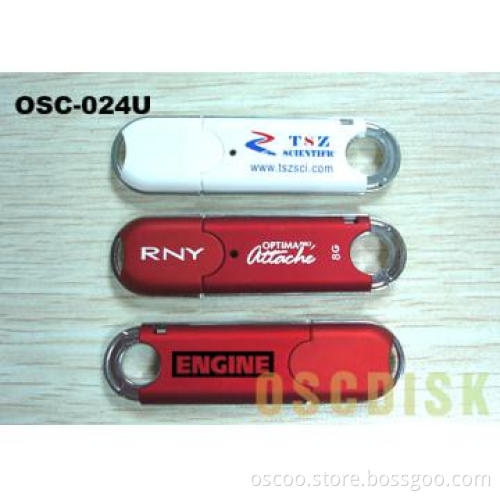 Thumb style USB flash drive with Plastic body
